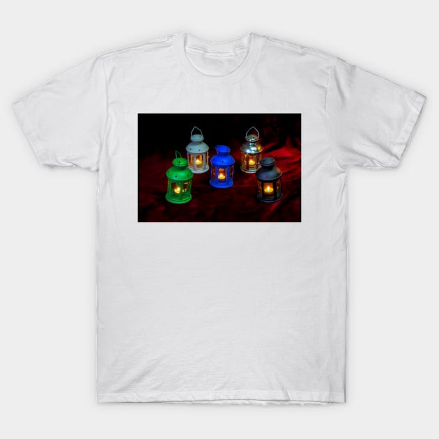 HOLIDAY LANTERNS T-Shirt by likbatonboot